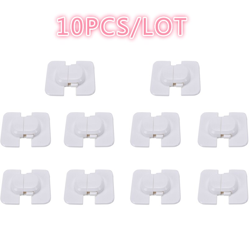 10Pcs Home Refrigerator Fridge Freezer Door Baby Safety Child Lock Latch Catch Toddler Kids Child Cabinet Locks: 10PCS