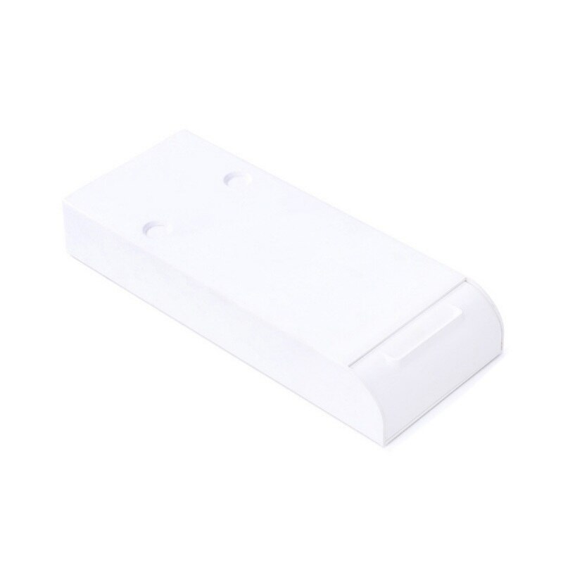 Soporte para bandeja de lápices debajo del escritorio, organizador de cajón de almacenaje de bolígrafos Pop-up, soporte de almacenamiento de papelería oculto: White