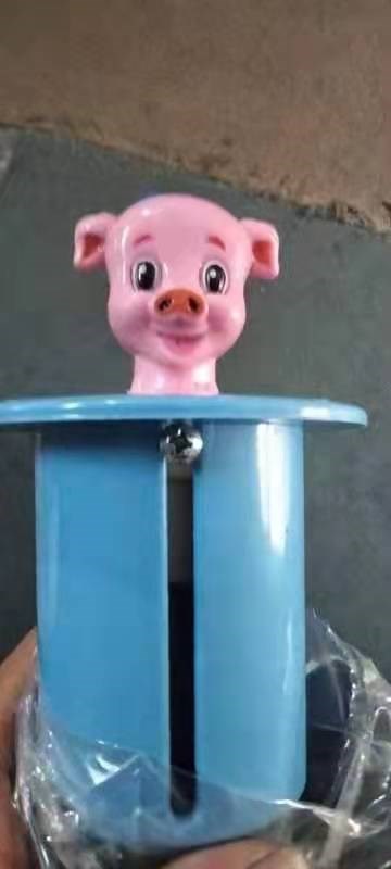 1 stykke slående musehoved til børn møntdrevet arkade whac-a-mole hit mus / frøhammer spilmaskine: Sort