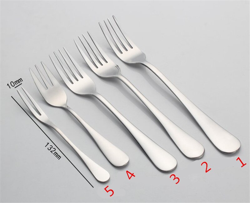 1pcs Western food stainless steel cutlery set dinner fork knife spoon flatware sets tableware dinnerware kitchen Steak Knives