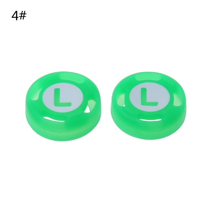 1 Pair Analog Thumb Stick Grips Tappi In Silicone JoyCon Controller Spiedi per Nintendo Interruttore NS: 4