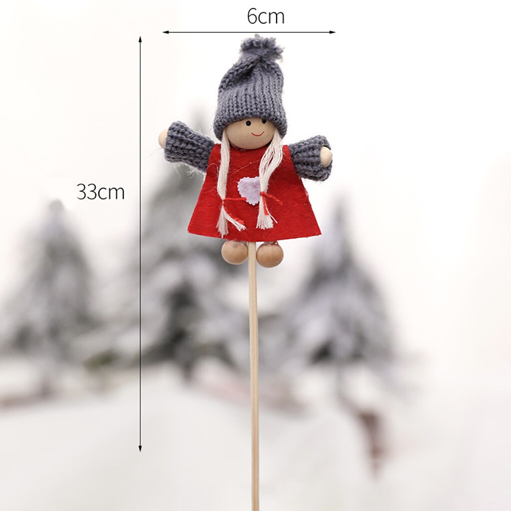 Kerst Pop Speelgoed Kerstman Sneeuwpop Elanden Kerstboom Opknoping Ornament Decoratie Voor Thuis Xmas Party