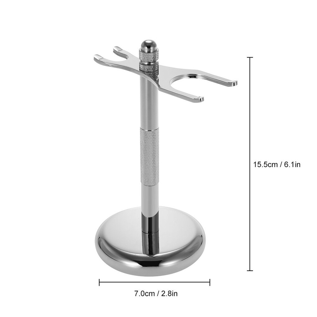 Männer Razor Halter Männlichen Rasierpinsel Zink-legierung Stand Razor Rack Desktop Halterung Rasieren Kompakte, Leichte Bad Zubehör