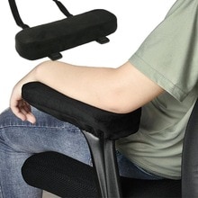 1pc Chair Armrest Pads Ultra-Soft Memory Foam Elbow Pillow Support Universal Fit For Home or Office Chair For Elbow Relief