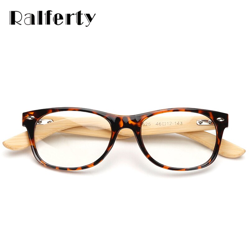 Ralferty små guld trä glasögon bågar bambu glasögon optisk ram glasögon för kvinnor män spektakel oculos de grau gafas