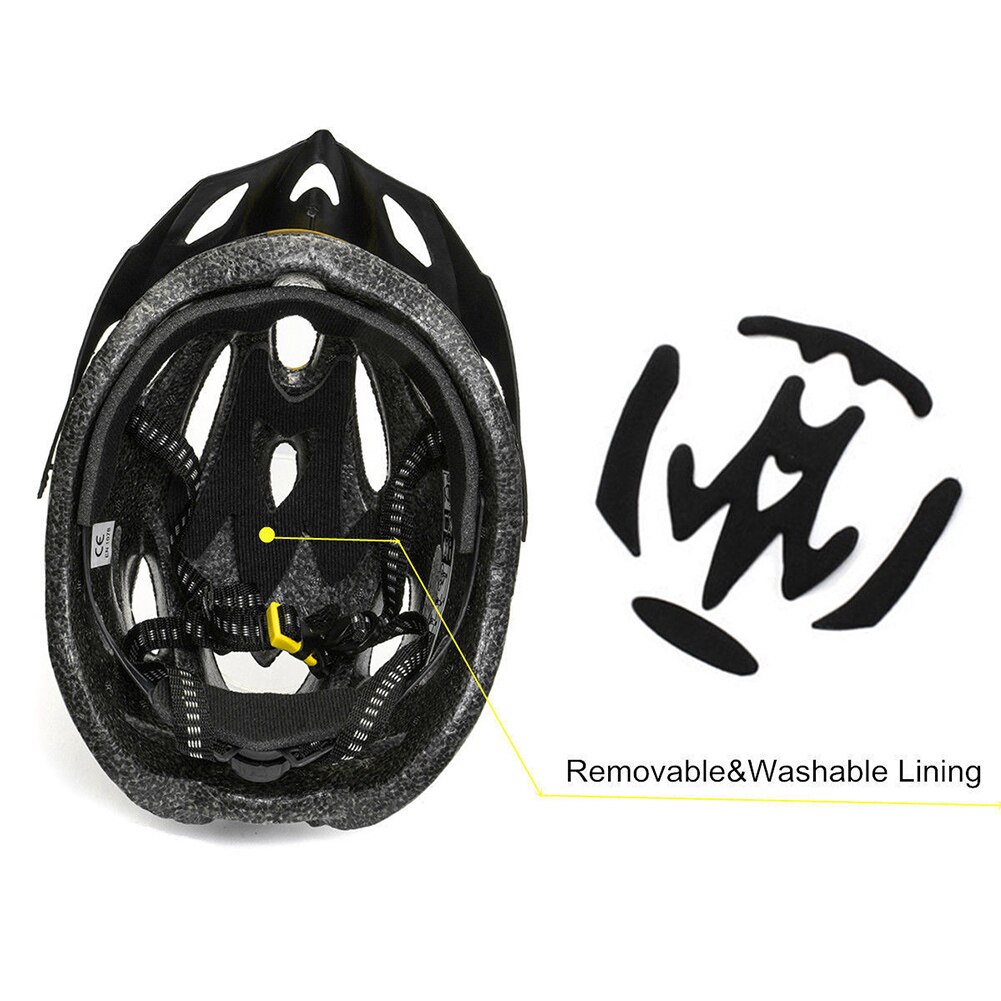Carbon Fiber Shockproof Adjustable Mountain Bike Bicycle Cycling Helmet