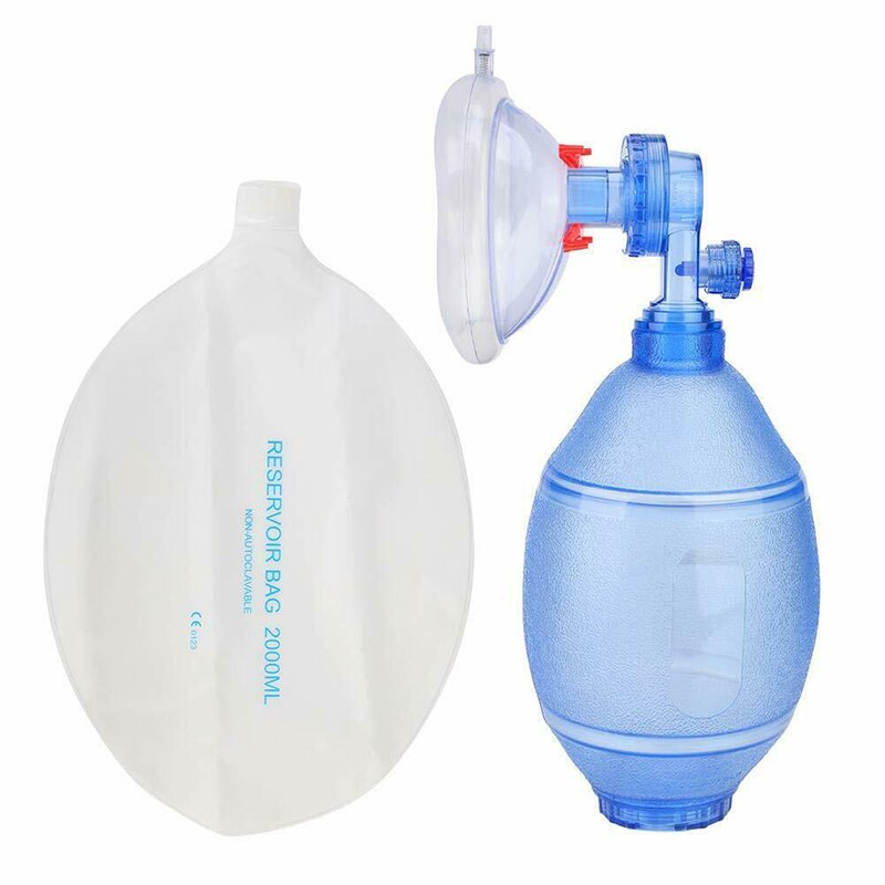 Simpelt åndedrætsværktøj voksen pvc -maske med iltrør til hjemmebrug sno 88