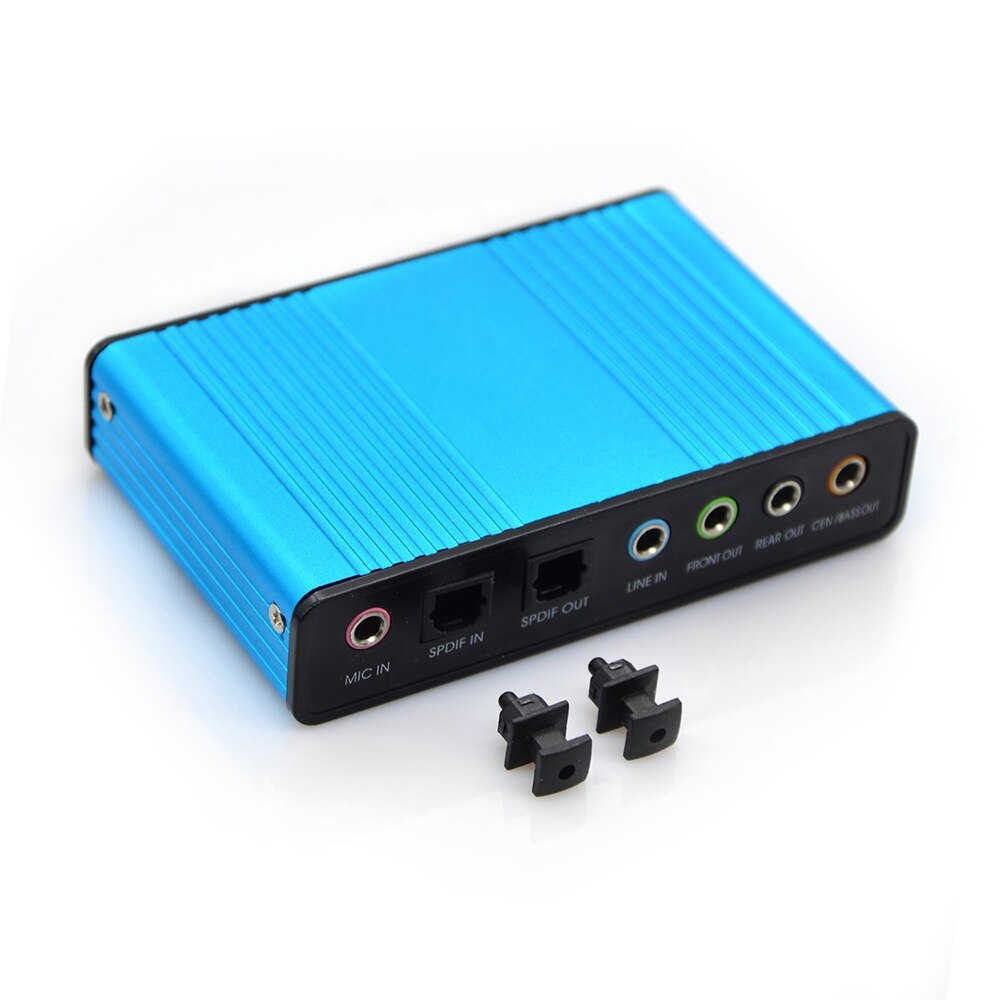USB 2.0 Channel 5.1 Optical S/PDIF Toslink Audio Sound Card,External Audio Adapter Converter - HTPC PC Laptop Sound Recording