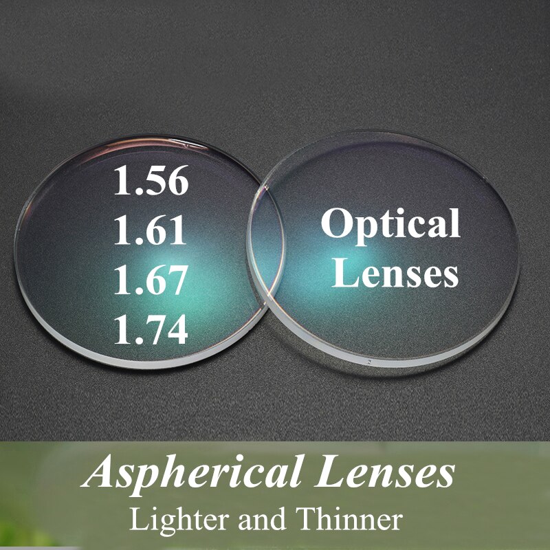 1.56 1.61 1.67 1.74 indice myopie optique presbytie Prescription asphérique lunettes lentilles simple Vision HMC CR39 résine