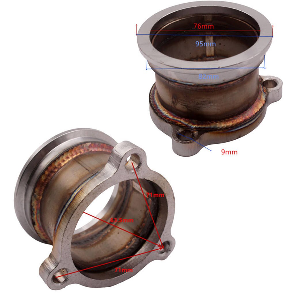 V-Band Turbo Downpipe Adapter 3 3 "V-Band Voor GT2560R GT28R GT28RS