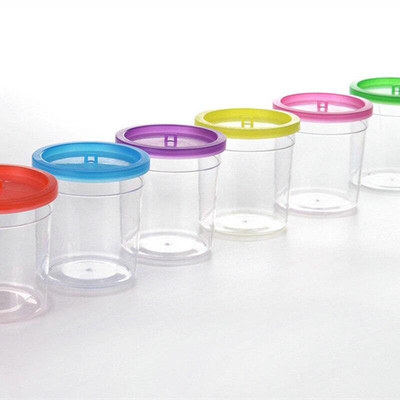 5 uds. Taza Betta Medusa Copa Betta pecera Mini pequeño plástico transparente con tapa taza pecera