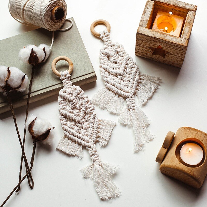 Boêmio chique tapeçaria de parede pendurado decoração do quarto dos miúdos tecido de malha tapeçarias macrame tapeçaria tapeçaria decoração da parede