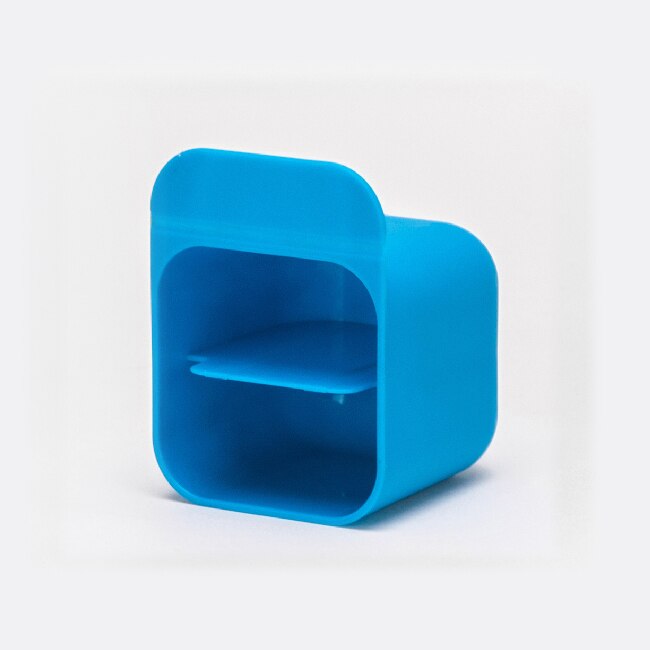 Rectangular Desktop Storage Box Computer Monitor Pocket Pencil Holder Home Office School Stationery Storage Organizer Pen Holder: Blue 2