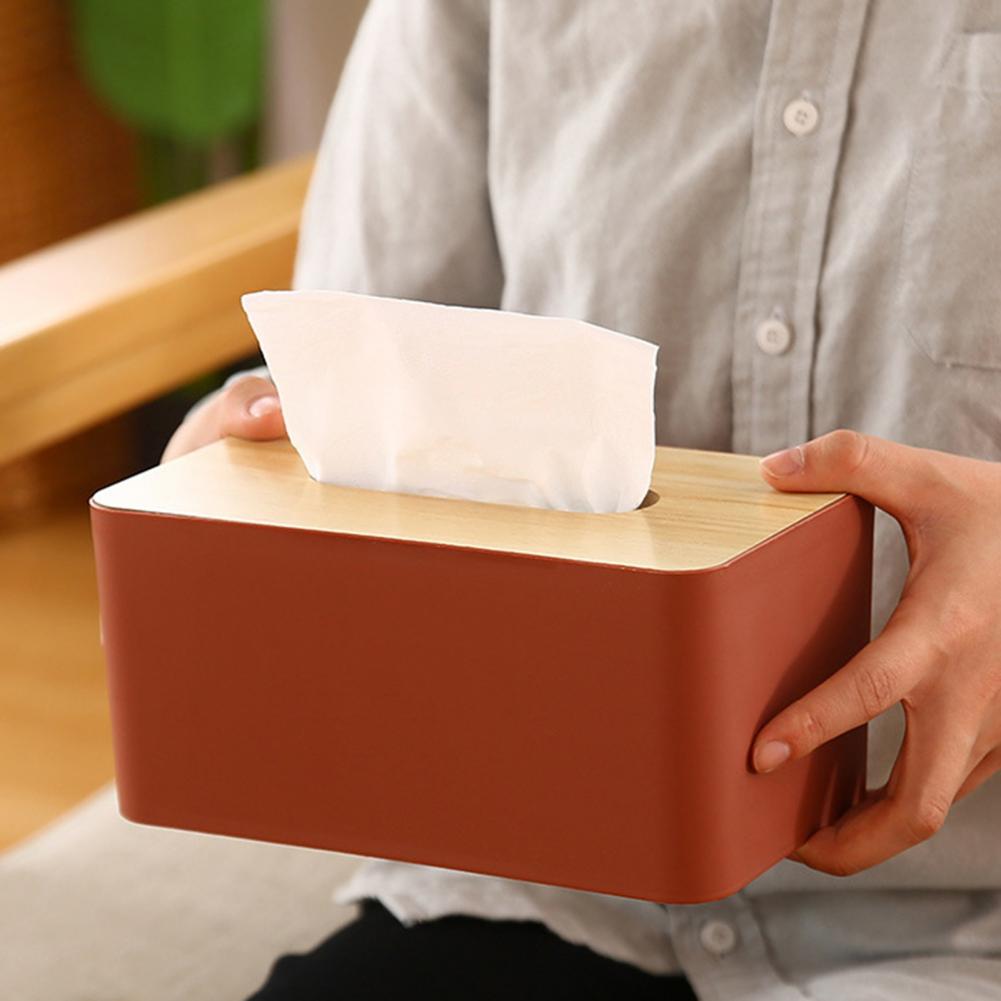 Tissue Cases Anti-Fade Household Removable Paper Holder Dust-Proof Napkin Box Wide Mouth Stylish Lightweight Tissue Box