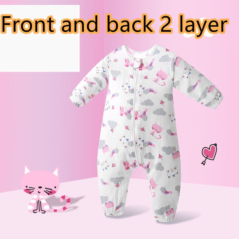 Katoenen Baby Romper Baby Kleding Een Stuk Slaapzak Zomer Unisex Baby Kleding Meisje En Jongen Jumpsuits Slaapzakken