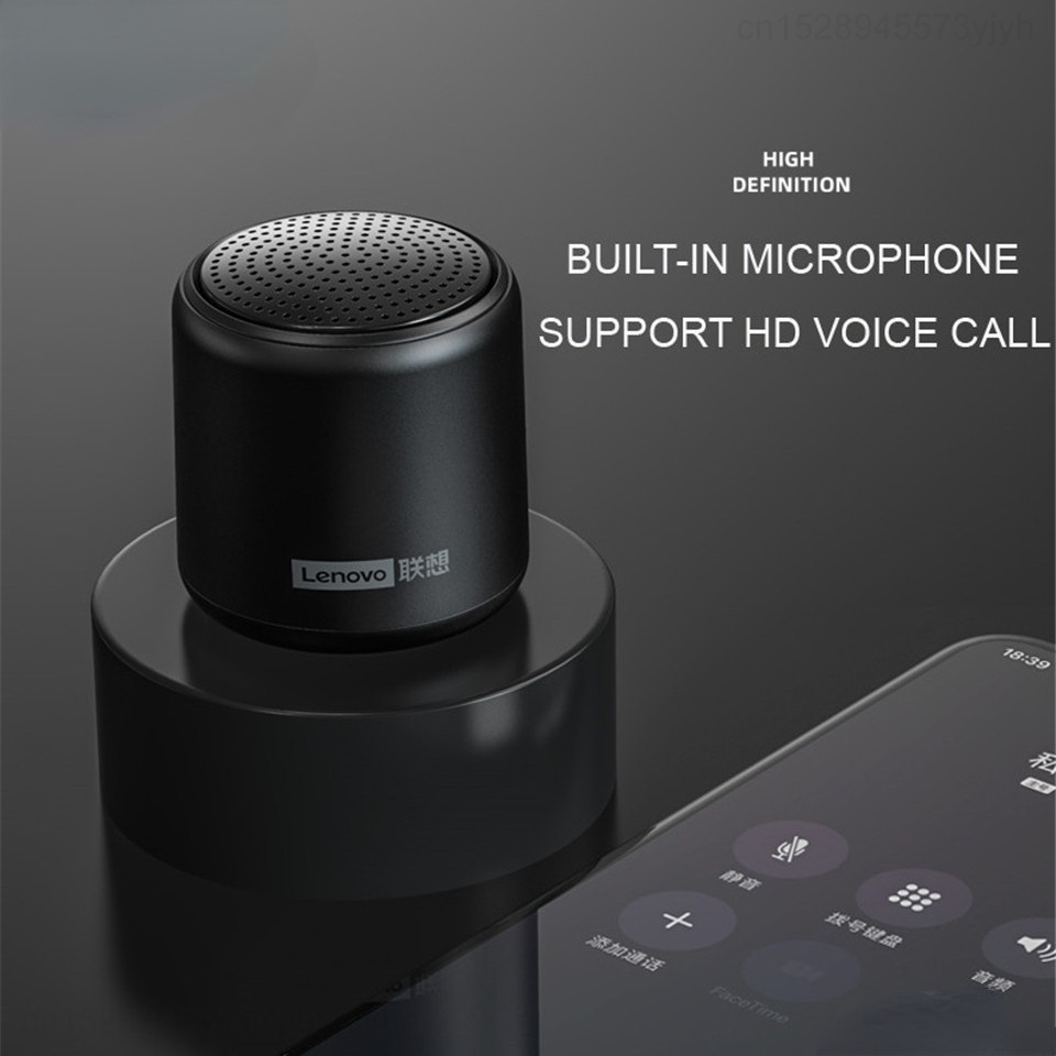 Xiaomi Lenovo L01 Bluetooth Speaker Portable Outdoor Loudspeaker Wireless Mini Column 3D Stereo Music Box Waterproof Speaker