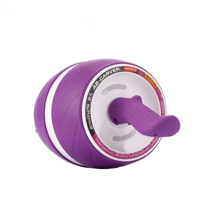 Automatic Rebound Fitness Ab Roller No Noise Abdominal With Mat Workouts Wheels For Home Gym Equipment Exercise Machin: Pink