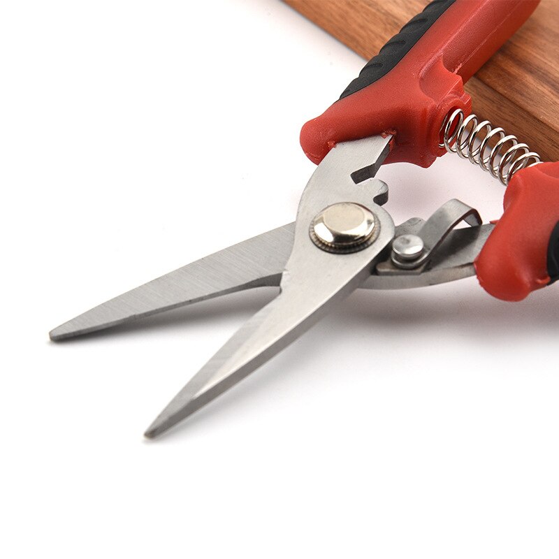 Multifunction Metal Scissors Cable Stripping Shears Stainless Steel Wire Cutter Crimpper Wire stripper Cutting Crimping Tool