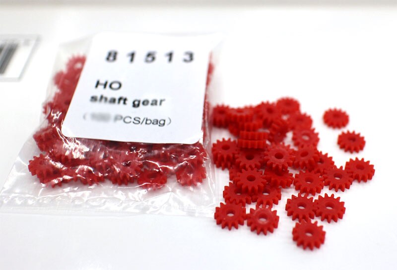 30 PCS 1/87 13-16 Tooth Gear Model Train Ho Scale Electric Gear Axle Accessories