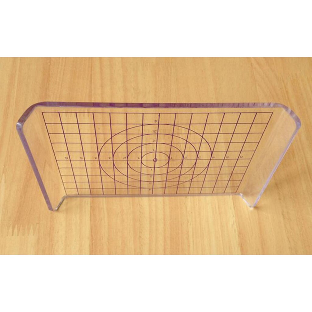 Pottery Ceramics Clay Acrylic U Shaped Press Plate DIY Clay Plate With Scale