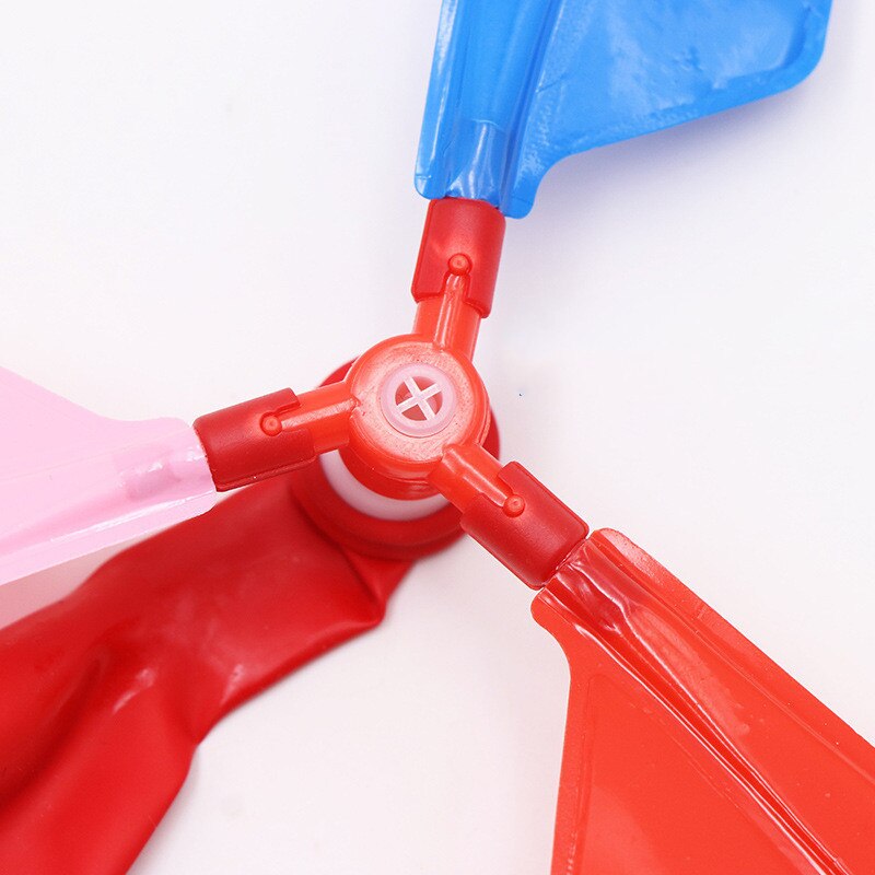 Juego de globos de sonido para niños, helicóptero inflable DIY, experimento de física, juegos caseros, pelota voladora para Laboratorio de Ciencia,