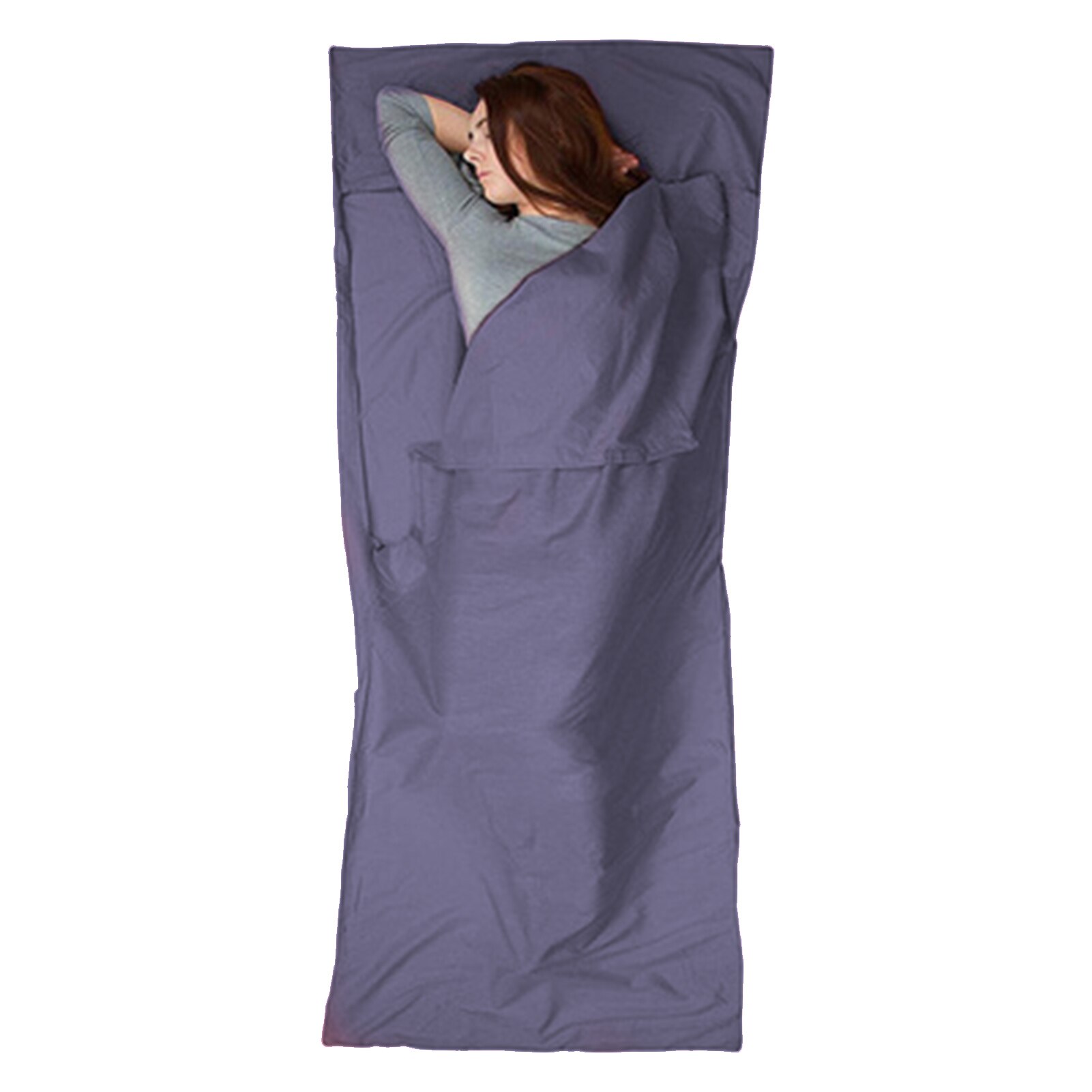 Saco de dormir ultraligero para exteriores, saco de dormir ligero y plegable para viajes, Camping, senderismo, sacos de dormir individuales para adultos, 75x210CM