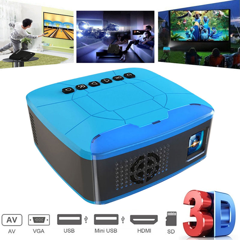U20 mini palm projector USB HDMI AV video portable projector home theater movie projector Projector for Home Cinema