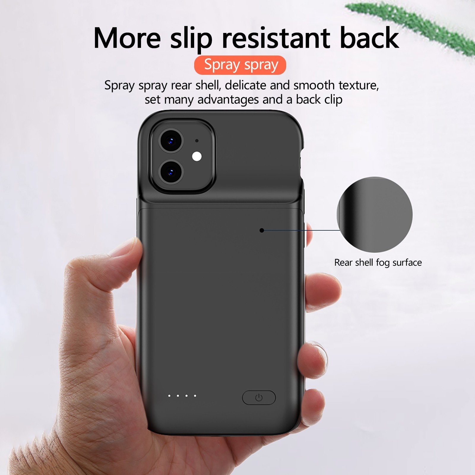 4700mAh Battery Charger Cases For iPhone 12 Mini Power Bank Cover Clip Battery Phone Charger For iPhone 12