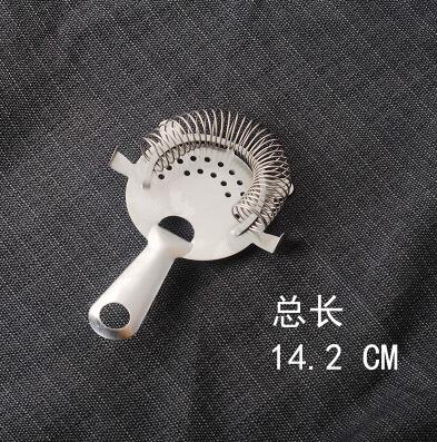 colador de cóctel camarero de acero inoxidable para Bar, licuadora de bebidas, filtro de hielo, accesorios Estilo Boston herramientas para Bar: D