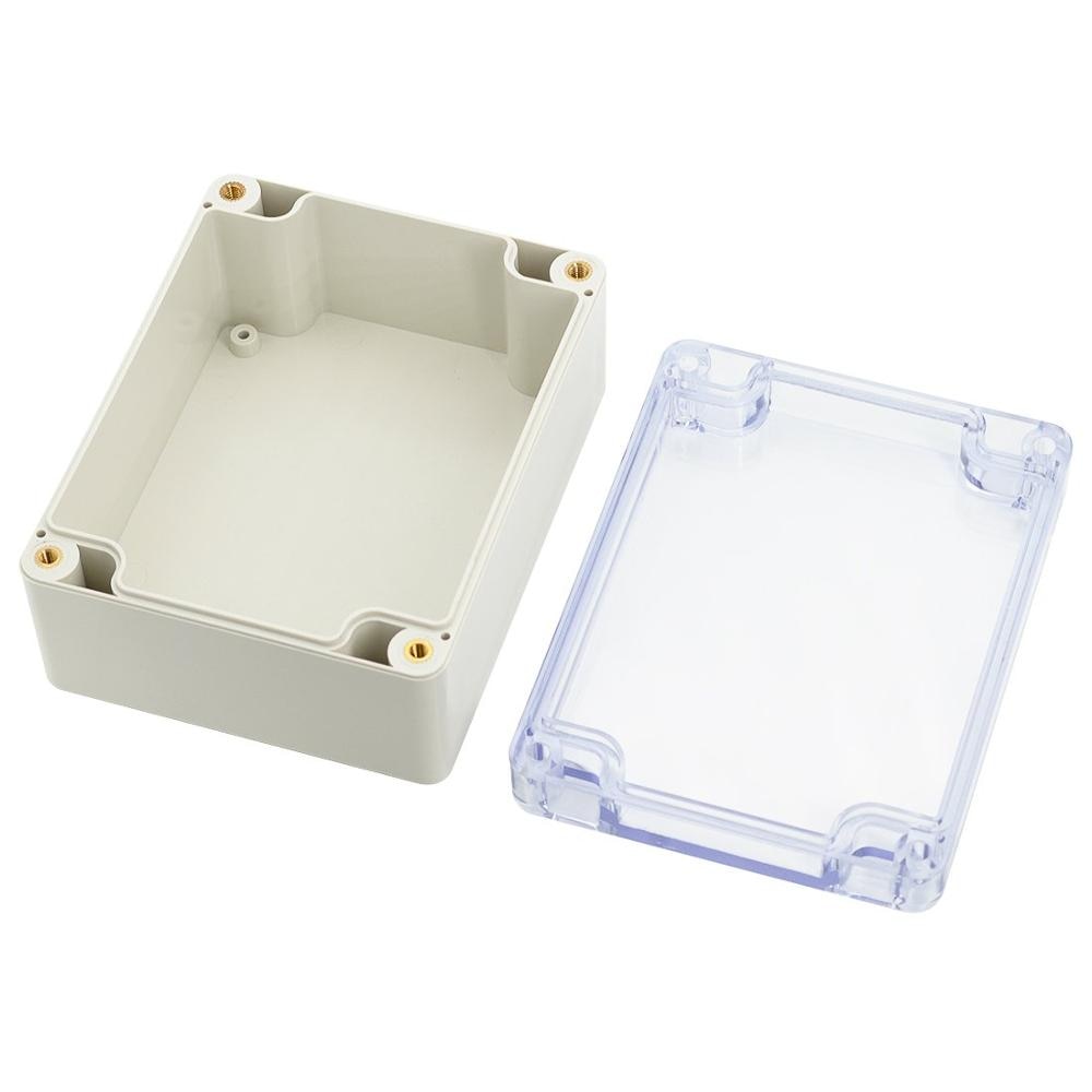 Electronic Junction Box Plastic Enclosure Project Instrument Case Waterproof Electrical Project Box 115x90x55MM with Clear Cover