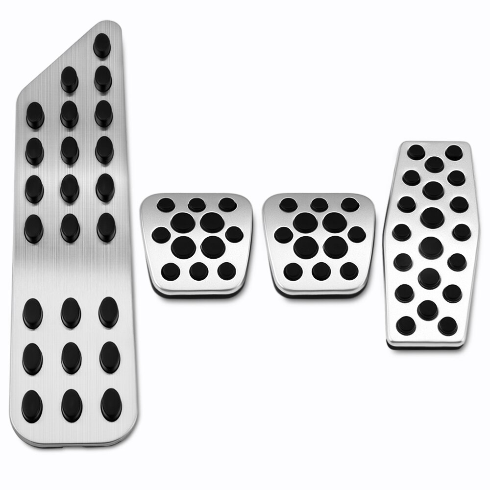 Auto aluminium gaspedaal voetpedalen voor chevrolet cruze trax voor opel insignia sedan sport tourer -: Mt 4 stuks