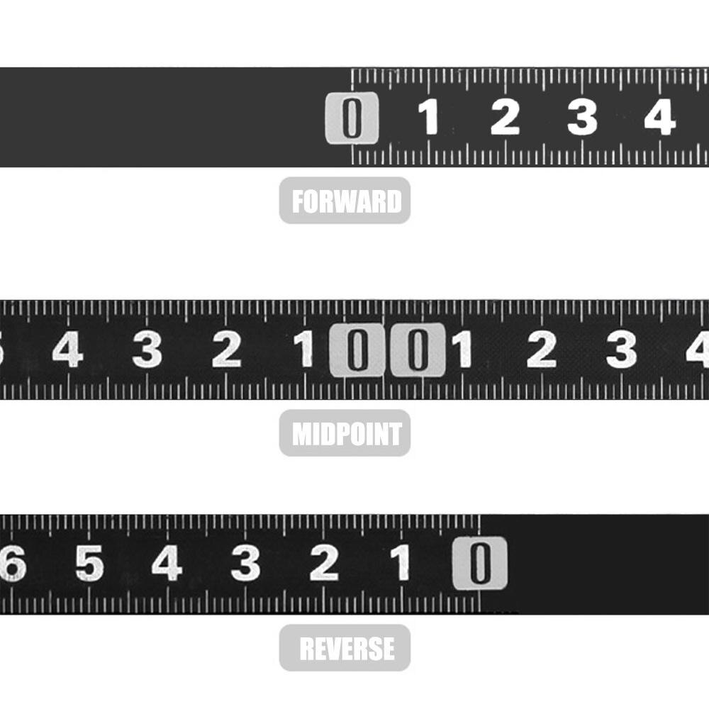 Grey Practical Sturdy Durable Scale Tape Stainless Steel Tape Stained Steel Ruler Meter Dial Parts Measure Gauge Instrument