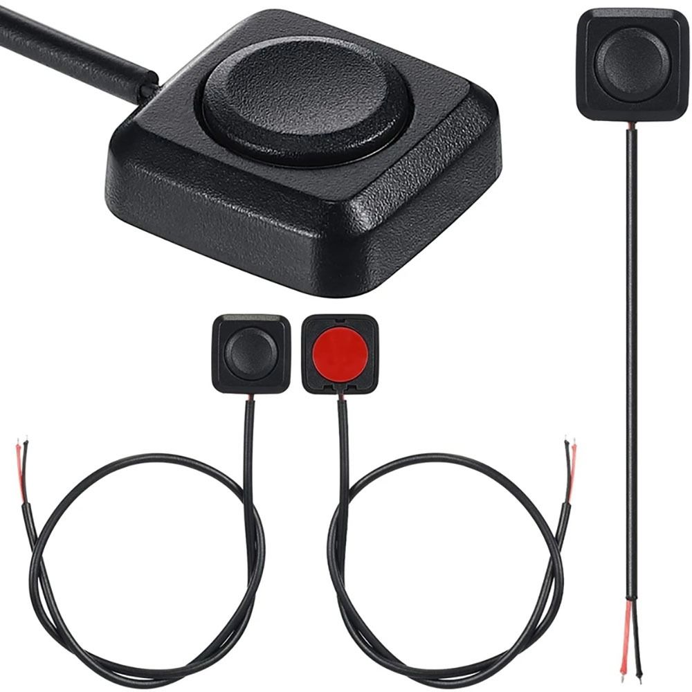 Accessoires Mini Kortstondige Drukknop Diy 12V Mini Knop Schakelaar Zelfklevende Auto Drukknoppen