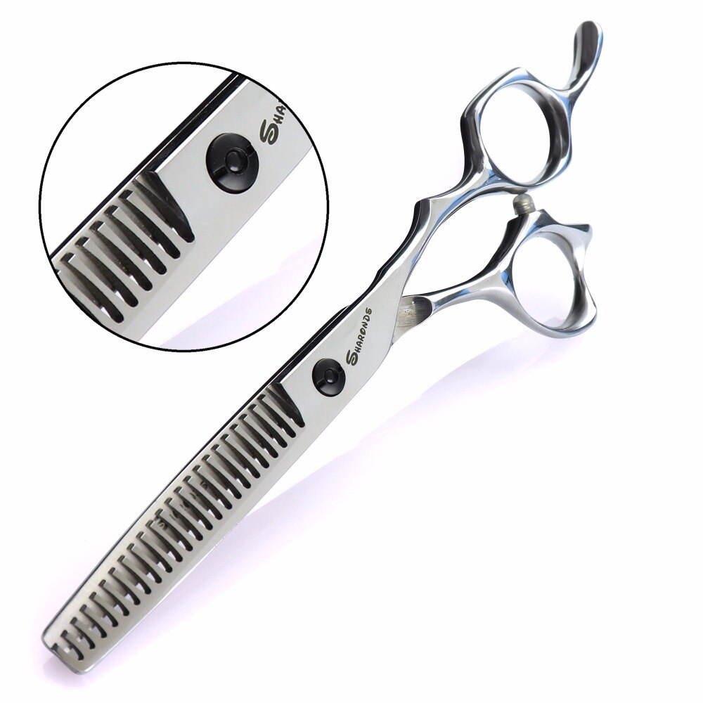 6 inch hairdressing scissors Barber Shop haircuts precision scissors barber accessories hairdressing supplies Chunker scissors