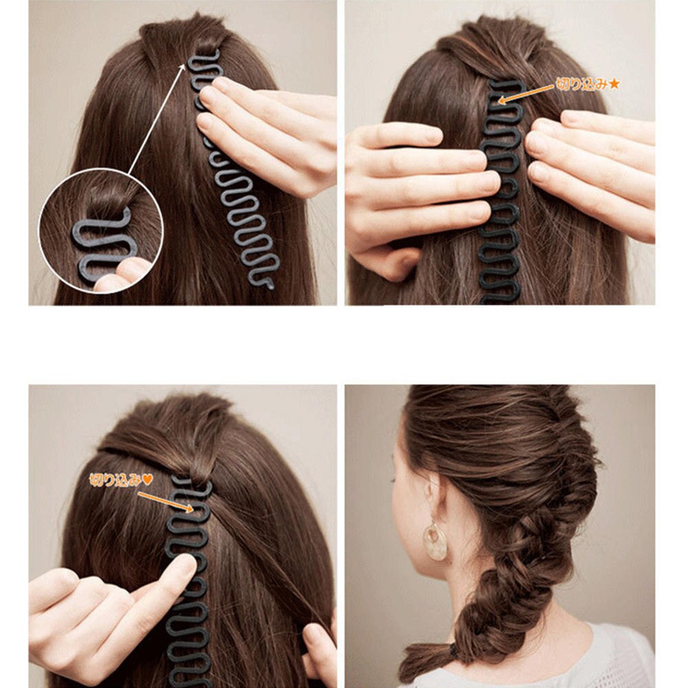 Horquilla mágica de moño para peinado para mujer, horquillas con cabeza de albóndiga, Clip de goma, accesorios para el cabello, herramienta de trenzado de cabello