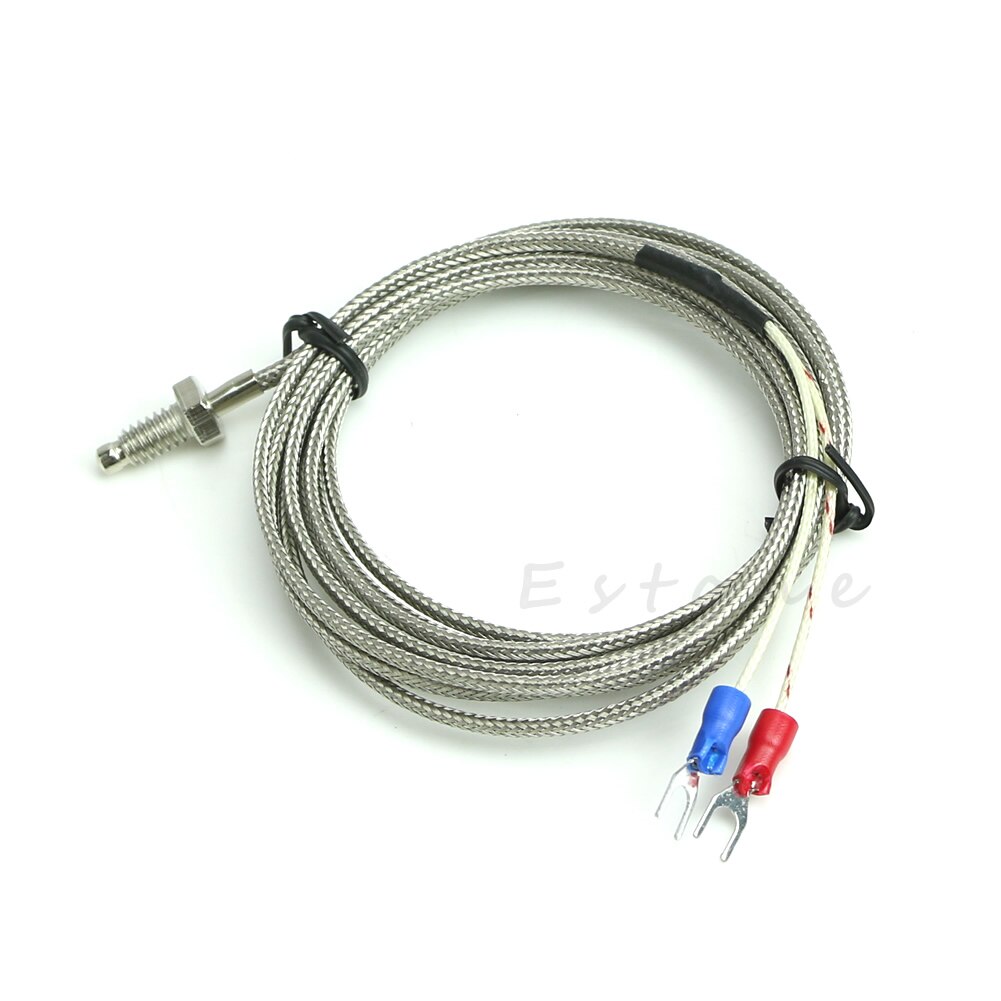 Wasserdichter 0-600 °c k-typ 2m thermistor-temperatursensor mit kabelsonde für eisbrecher, brotbackautomaten und backöfen