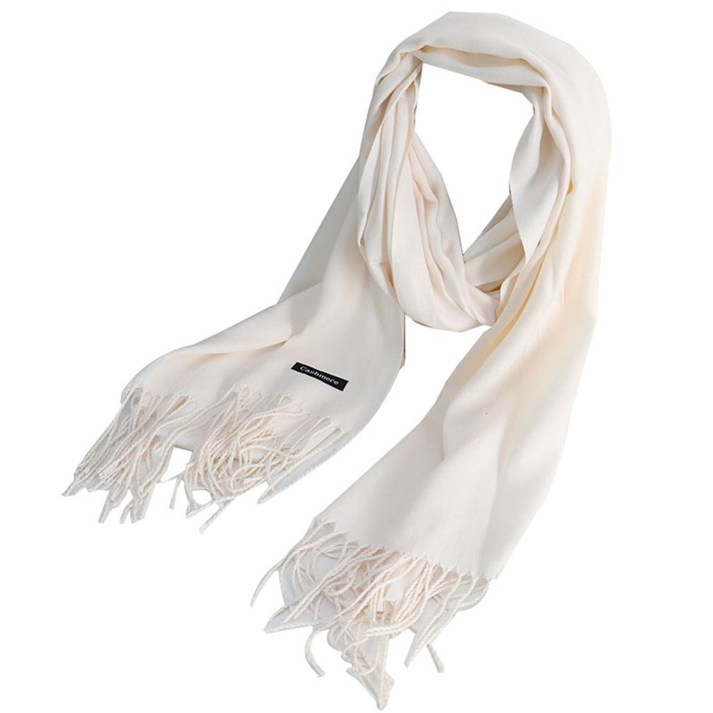 Zachte Kasjmier Sjaals Vrouwen Herfst Effen Kleur Wraps Dunne Lange Sjaal Met Kwastje Casual Lady Winter Vrouwelijke Sjaal: green