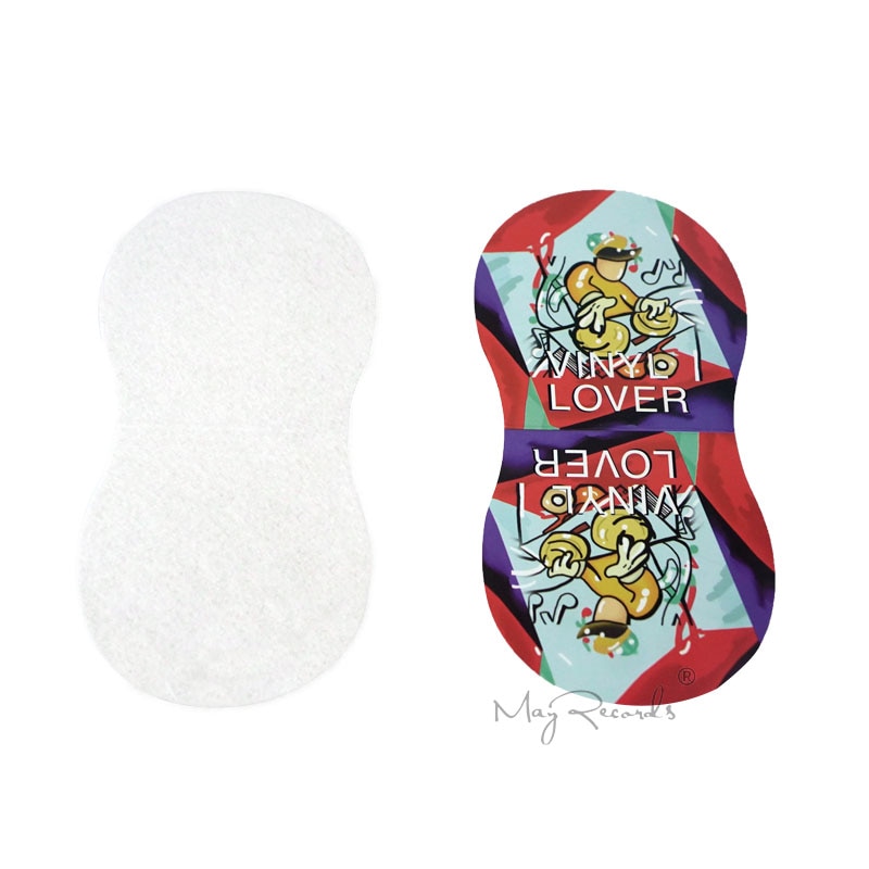 2PCS Vinyl Record Cleaning Cleaning Protector Mat Disc Holder Protective Sleeve Cleaning Turntable Anti Fingerprints
