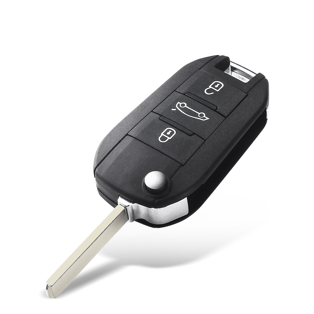 Keyyou til peugeot 208 301 308 5008 508 citroen  c4l hella flush  hu83/va2 uncut blade fjernbetjeningsnøgle skal: Model 2 va2
