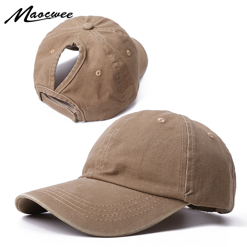 Dames baseballpet voor dames, heren, lente retro hiphop pet, paardenstaart pet, zwarte zomerhoeden, outdoor reizen, klittenband verstelbaar