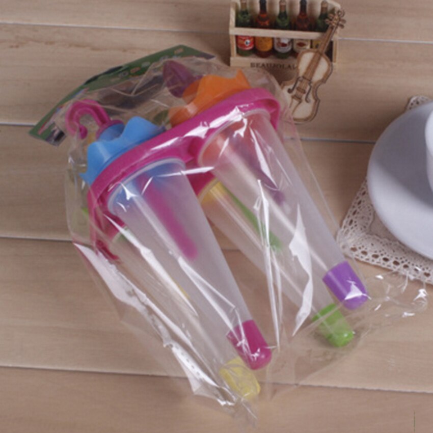 Umbrella Shape Make Frozen Juice Ice cream ice-lolly Yogurt Popsicle Maker Molds