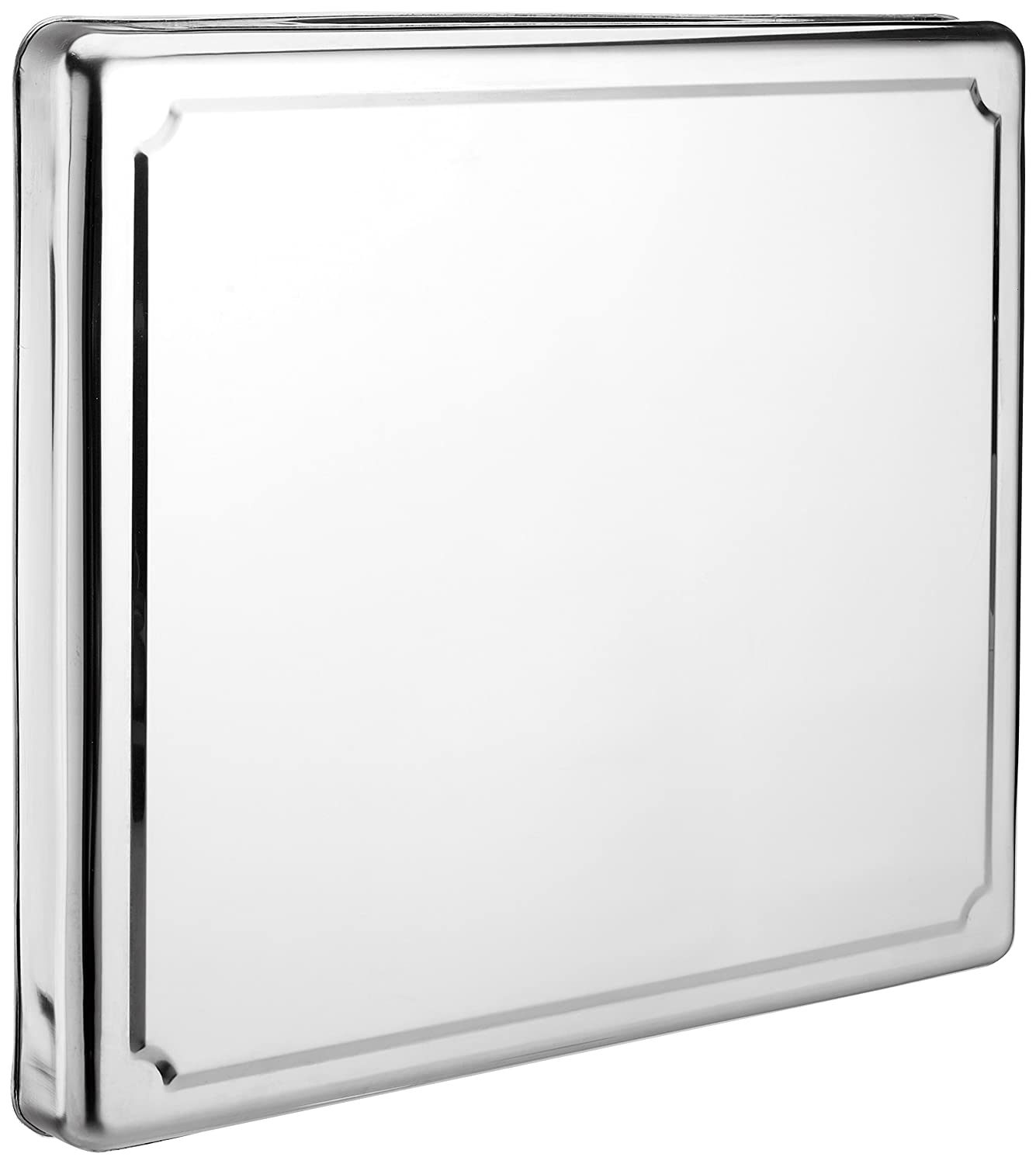 Jocca 6414- Copri pianoforte cottura in acciaio INOX, 60.5 x 52.5 x 5.5 cm, Argento Pentole
