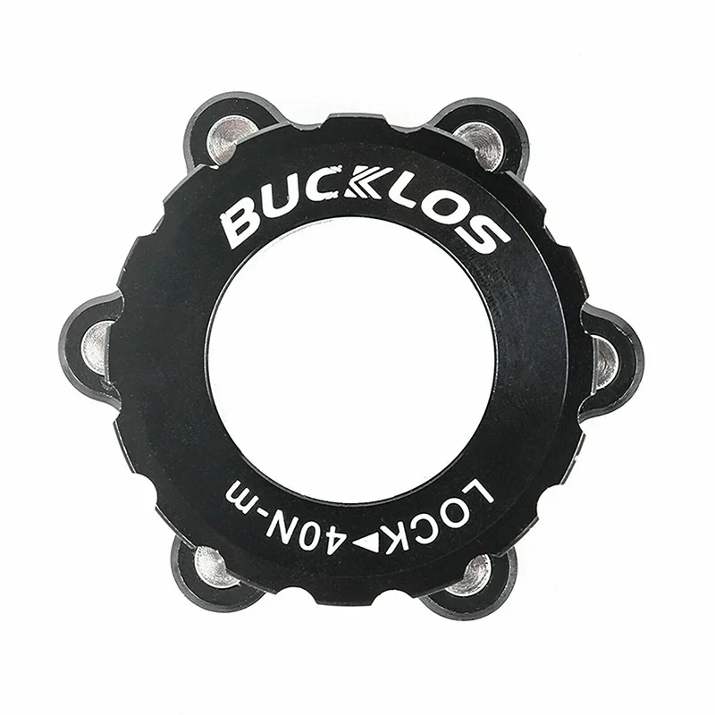 BUCKLOS Bicycle Center Lock To 6 Bolt Rotor Lock Ring Adapter Road Bike Disc Brake Rotor Lock Cover Ring Converter for Shimano: WHITE