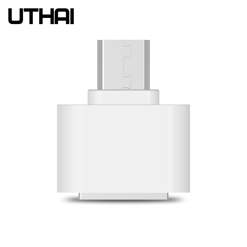 Uthai C24 Micro Usb Naar Usb Adapter Otg Converter Turn In Telefoon Usb Flash Drive Mobiele Mini Adapters