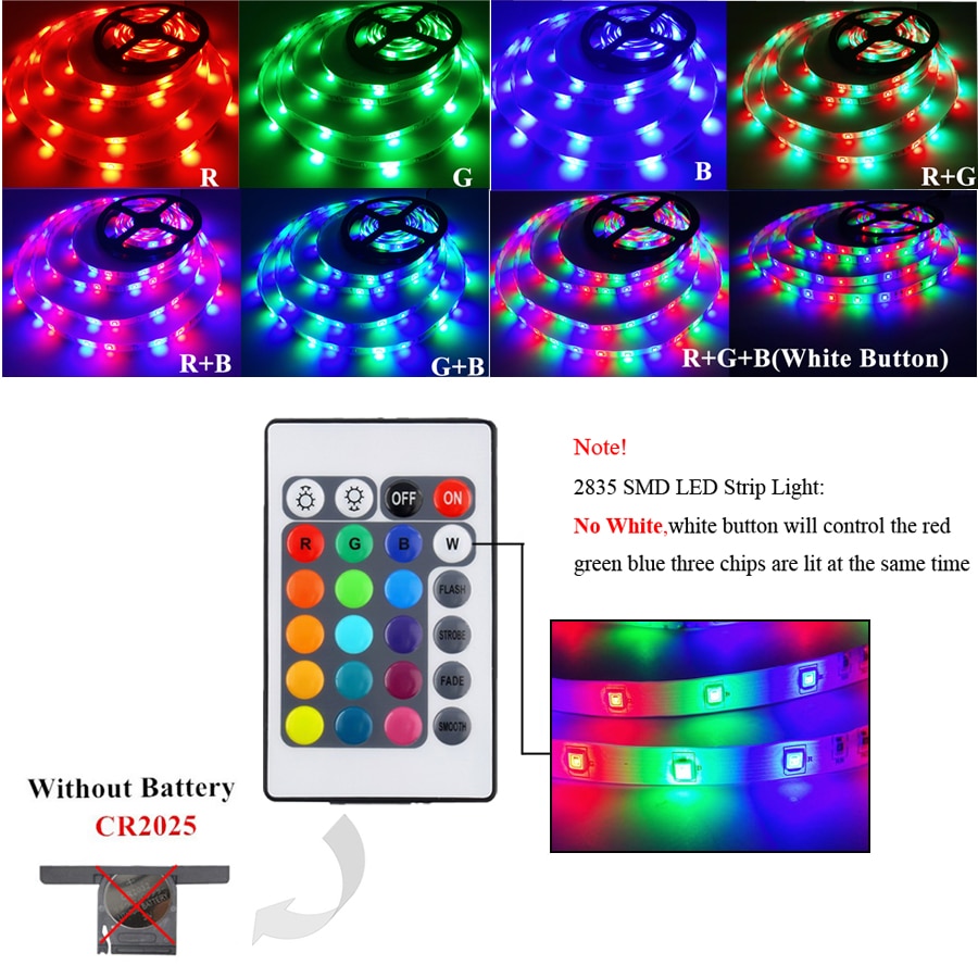 RGB LED Strip 15M 20M Led Light Tape SMD 2835 5M 10M DC 12V Waterproof RGB LED Light diode Ribbon Flexible Controller