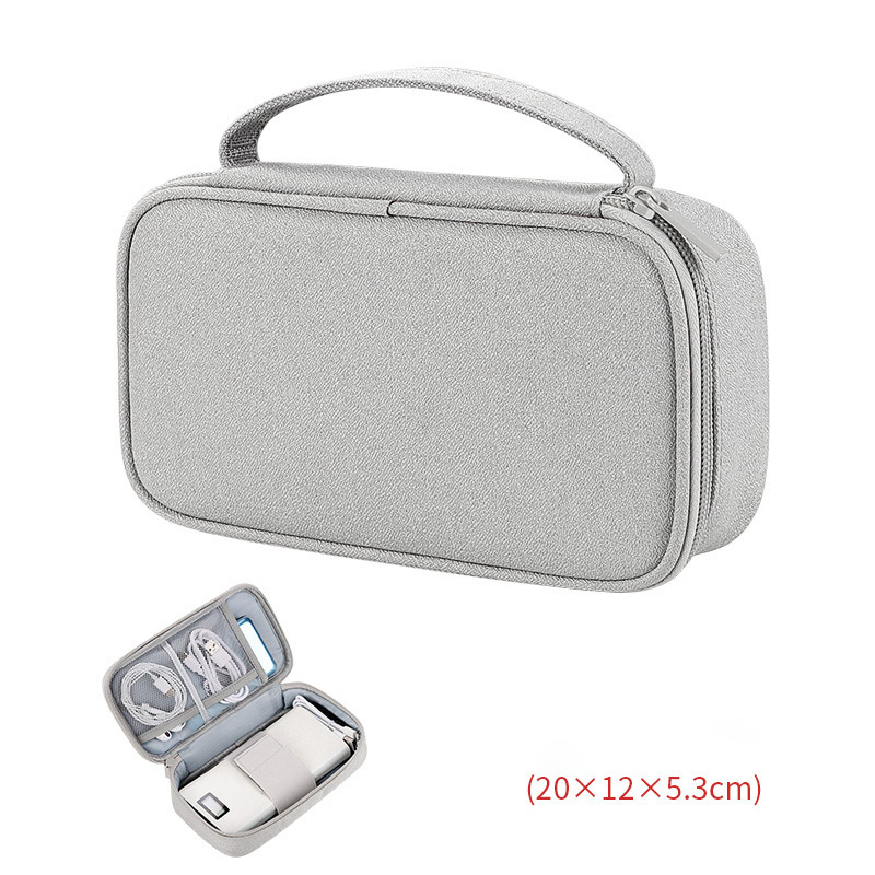 Reise tragbare digitale Zubehör Aufbewahrungstasche Organizer von Handytasche U Disk Ladebank Handy, Mobiltelefon Datenkabel Aufbewahrungstasche: Gelb
