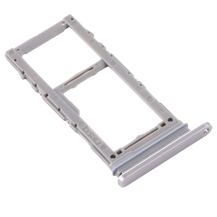 Sim Karte Slot Halfter Reparatur Für Samsung Galaxis Hinweis 10 Lite N770F Telefon Neue Single oder Dual SIM Chip Schublade SD Karte Fach Adapter: Silber- Single Sim