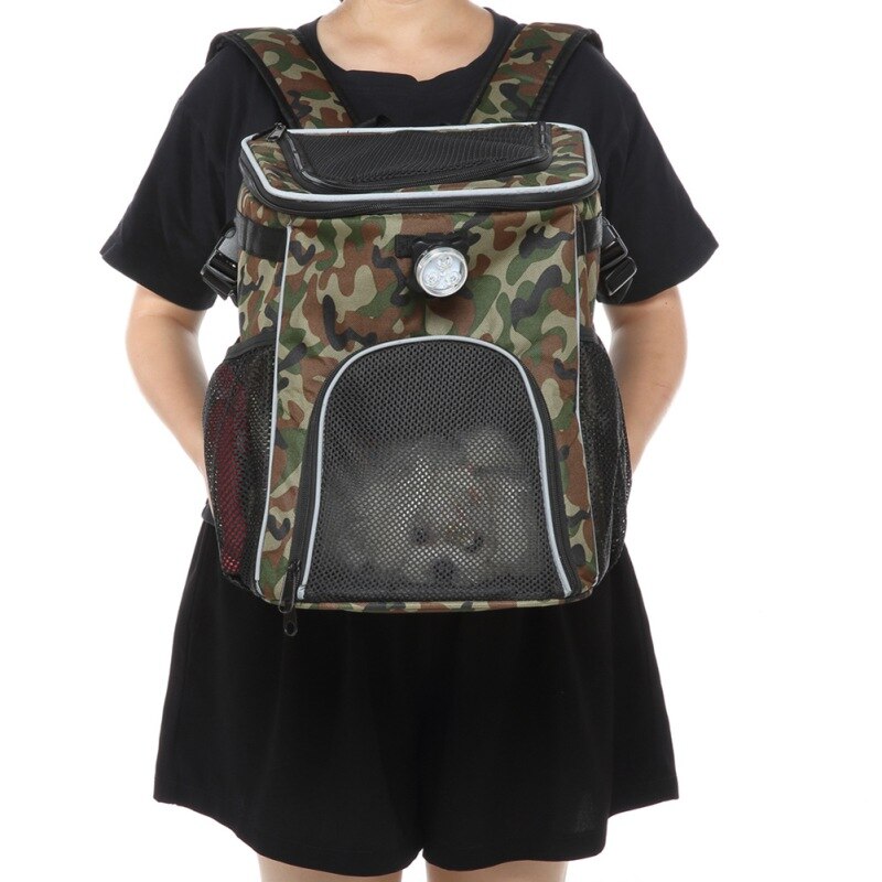 Haustier Fahrrad Rucksack Tasche Welpen Hund Katze Kleine Ebene Faltbare Reise Fahrrad Sitz Für Wandern Radfahren Korb Zubehör