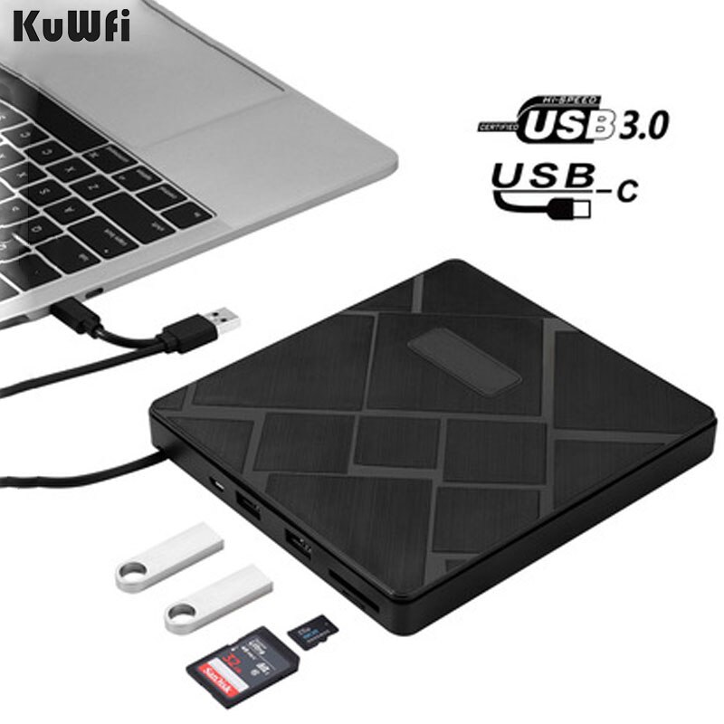 Usb 3.0 Dvd Recorder Externe Dvd Rw Drive Rewriter Brander Reader Slim Computer Componenten Optische Drive Voor Desktop Pc Laptop