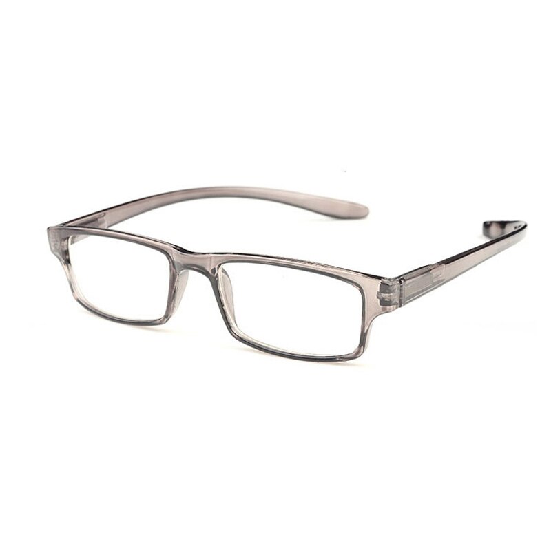Zilead Comfy Ultralight Halter Reading Glasses Hanging Stretch Women&Men Anti-fatigue HD Presbyopia +1.0+1.5+2.0+2.5+3.0+3.5+4.0: gray / +250